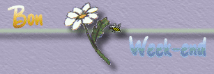 Gif bon week-end fleur